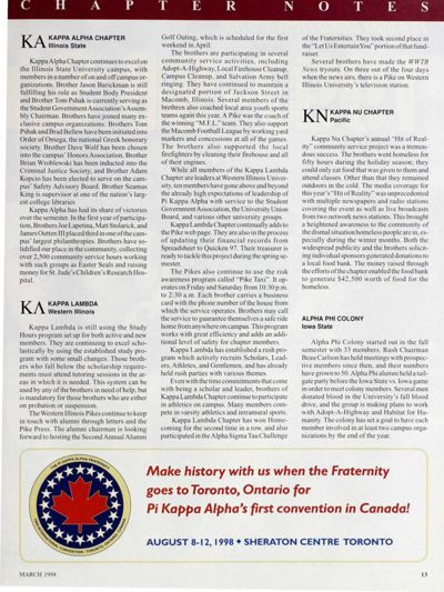 Make History With Us When the Fraternity...